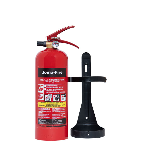 2 kg pulverslukker ABCE-universal Joma Industri